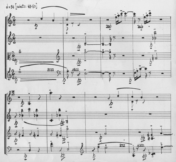John Cage String Quartet (opening)